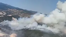 Balıkesir'de Alevler Ormana Ulaştı!