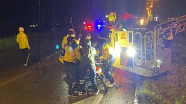Bandırma'da Gece Yarısı Dehşeti! Yolcu Otobüsü Devrildi