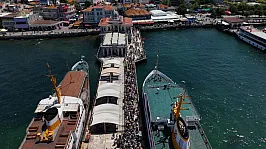 Büyükada'ya Ziyaretçi Akını