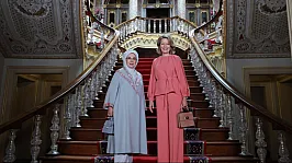 Emine Erdoğan, Belçika Kraliçesi Mathilde'yi Ağırladı