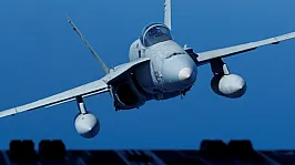 Hava Sahasına İzinsiz Girdi, F-18'ler Harekete Geçti! İHA Düşürüldü