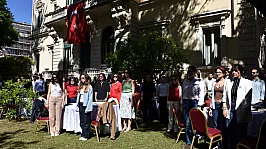 Roma Büyükelçiliği'nde 19 Mayıs Coşkusu! Öğrencilerden Yoğun İlgi