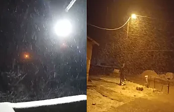 Baharı Beklerken Kış Bastırdı! Malatya'da Kar ve Dolu Sürprizi