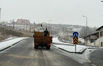 Başkan Taşkın Sahada Kar Mesaisi Erken Başladı