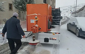 Battalgazi'de Ulaşım Güvenliği İçin Kar Mesaisi!