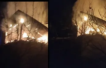 Darende'de Gece Yarısı Yangın Paniği! İtfaiye Zamanla Yarıştı!