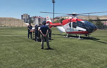 Darende'de İş Kazası! Kopan Parmak İçin Dakikalarla Yarışıldı