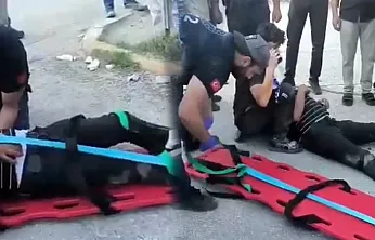 Darende'de Otomobil Motosiklete Çarptı! Yaralı Var