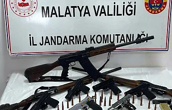 Doğanşehir'de Jandarmadan Silah Operasyonu! Keklik Kafesinden Tabanca Çıktı