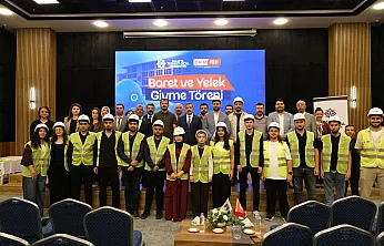 Genç Mühendisler Sektörle Buluştu! İlk Baretlerini Teslim Aldılar