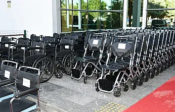 MAGİNDER'den Hastaneye 50 Tekerlekli Sandalye Bağışı