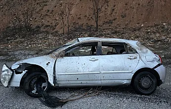 Malatya-Adıyaman Yolunda Korkutan Kaza: Otomobil Yağıştan Kaydı, 1 Kişi Yaralandı