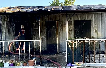 Malatya Akçadağ'da Korkutan Yangın! Konteyner Alevlere Teslim Oldu