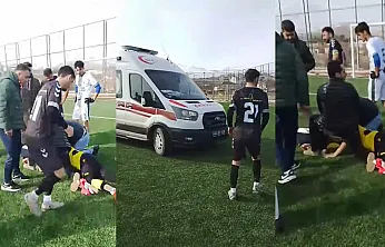 Malatya Amatör Lig'de Dehşet Anları: Kaleci Ölümden Döndü