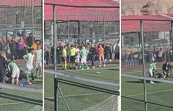 Malatya Amatör Lig'de Şok Olay: Yan Hakeme Scooter İsabet Etti, Maç Tatil Edildi