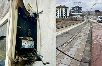 Malatya'da 35 Bin Voltluk Dehşet: Yüksek Gerilim Hattı Bahçeye Düştü!