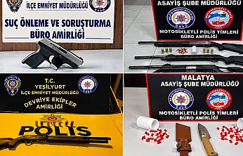 Malatya'da 5 Günlük Asayiş Bilançosu Açıklandı!