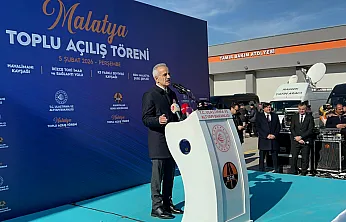 Bakan Uraloğlu Malatya'da Üç Projeyi Hizmete Açtı!