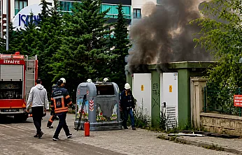 Malatya'da Elektrik Trafosu Bomba Gibi Patladı