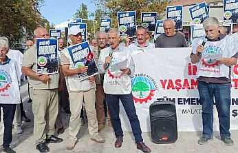 Malatya'da Emeklilerden Çarpıcı Açıklama! 'Emeğimizin Karşılığını İstiyoruz'