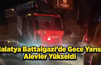Malatya'da Ev Yangını: Kadın Kurtarıldı