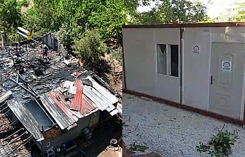 Malatya'da Evi Yanan Aile İçin Geçici Barınma Desteği Sağlandı!