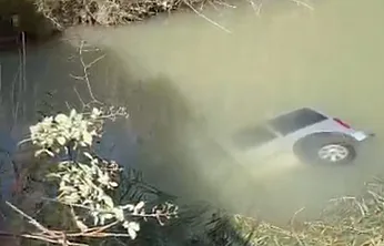 Malatya'da Feci Kaza! Araç Tohma Çayı'na Devrildi! 1 Ölü, 1 Yaralı