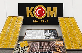 Malatya'da Kaçak Sigara Ticaretine Darbe! KOM'dan Başarılı Operasyon