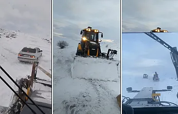 Malatya'da Kar ve Tipi Alarmı: Yollar Kapandı, Araç Mahsur Kaldı!