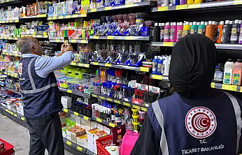 Malatya'da Kırtasiye Ürünlerine Sıkı Denetim! Binlerce Ürün İncelendi