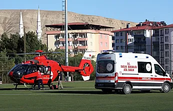 Malatya'da Korkutan Kaza! Yüksekten Düşen Genç Hava Ambulansıyla Sevk Edildi