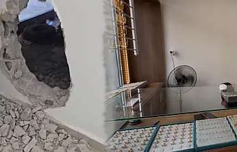 Malatya'da Kuyumcu Soygununda Şaşırtan Yöntem! Duvarı Delip İçeri Girdiler