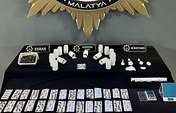 Malatya'da Narkotik Baskınında 14 Şüpheli Yakalandı
