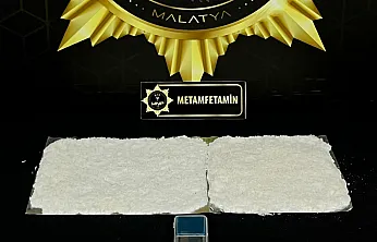 Malatya'da Narkotik Operasyonu! 900 Gram Metamfetamin Ele Geçirildi, Şüpheli Tutuklandı