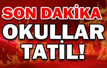 Malatya'da Okullar Cuma Günü Tatil Edildi