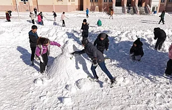 Malatya'da Okullara 1 Günlük Kar Tatili