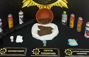 Malatya'da Operasyon! 7 Tutuklama, Çok Sayıda Uyuşturucu Ele Geçirildi