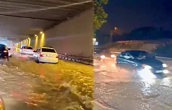 Malatya'da Sağanak Hayatı Felç Etti! Alt Geçitler Suyla Doldu
