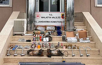 Malatya'da Şantiye Hırsızlığına Jandarma Operasyonu! Yüz Binlerce Liralık Malzeme Geri Alındı