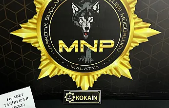 Malatya'da Şok Baskın! Kokainin Yanında Roma Sikkeleri Çıktı