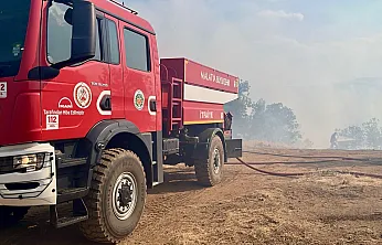 Malatya'da Söndürülen Yangın Yeniden Başladı! Vali Yavuz Bölgede