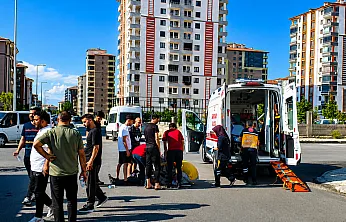 Malatya'da Trafik Kazası! Motosiklet Sürücüsü Yaralandı