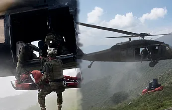 Malatya'da Zamanla Yarış! Dağlık Bölgede Rahatsızlanan Vatandaş Helikopterle Kurtarıldı