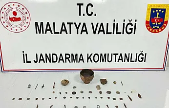 Malatya Doğanşehir'de Tarihi Eser Operasyonu