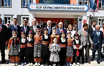 Yeşilyurt'ta Elif Sevinç Mertöz Ortaokulu Törenle Hizmete Girdi!