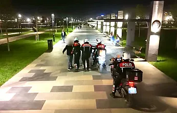 Malatya Güngör Caddesi ve Kent Park'ta Huzur Denetimi