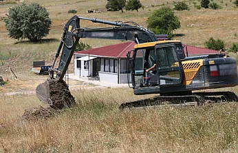 Malatya Hekimhan'da Taziye Evinin Temeli Atıldı!