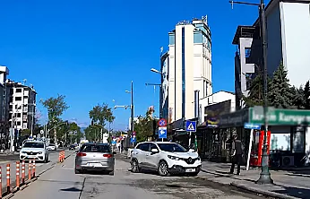 Malatya İnönü Caddesi'nde İlginç Kaza!
