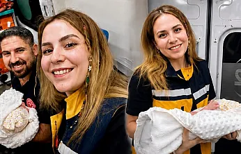 Malatya Pütürge'de Bebek Ambulansta Dünyaya Geldi!