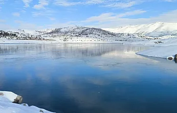 Malatya Sürgü Barajı Tamamen Dondu!